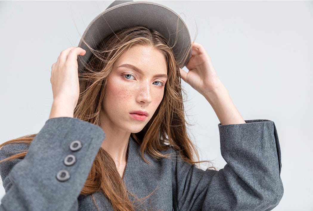 Gray women's coats