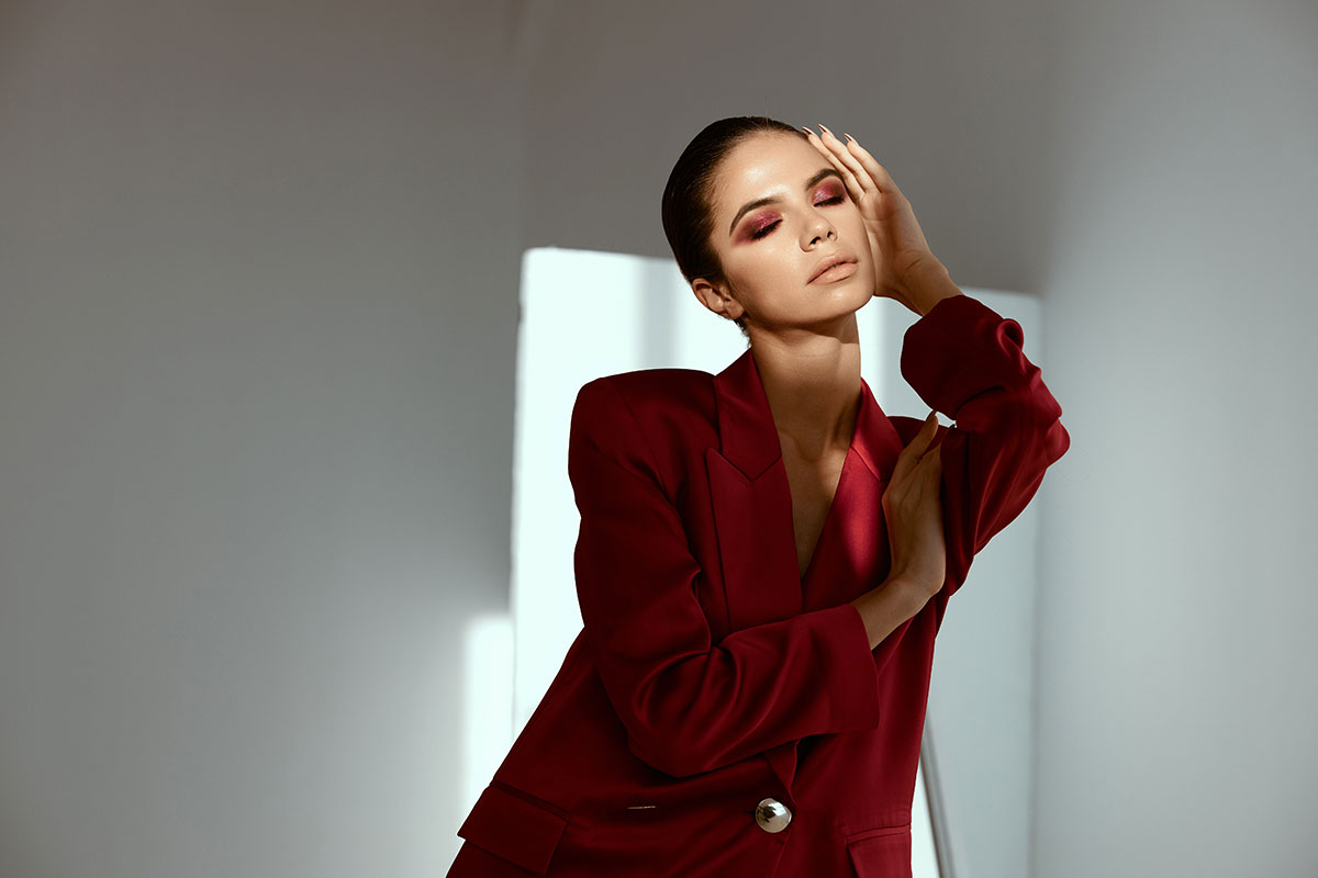 Red women's suits